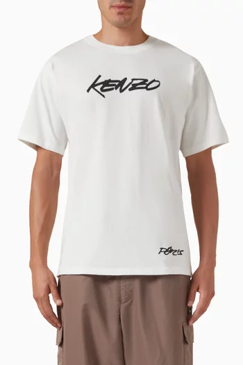 تي شيرت قطن كينزو × فوتورا 2000