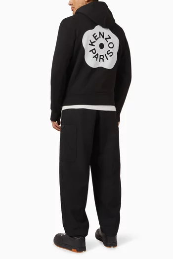 كنزة بغطاء رأس وزهرة بوكي 2.0 قطن