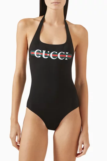 Logo One-piece Swimsuit