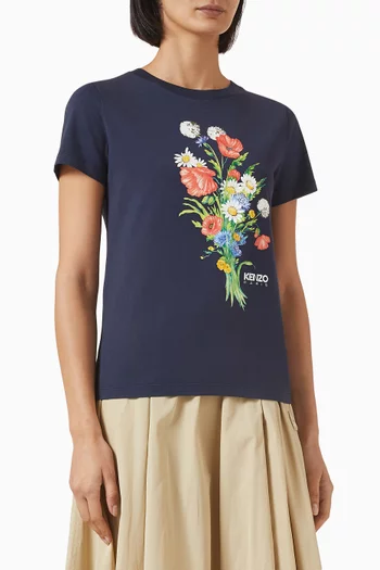 Archive Bouquet T-shirt in Cotton