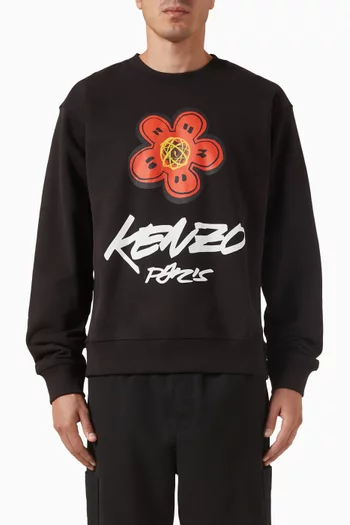 سويت شيرت قطن كينزو × فوتورا 2000