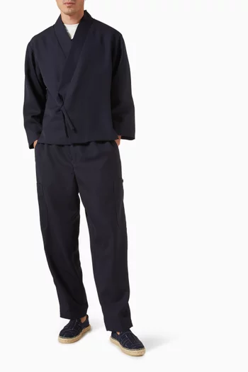 بنطال رياضي كارغو صوف بكر