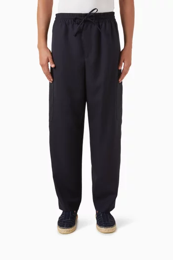 بنطال رياضي كارغو صوف بكر