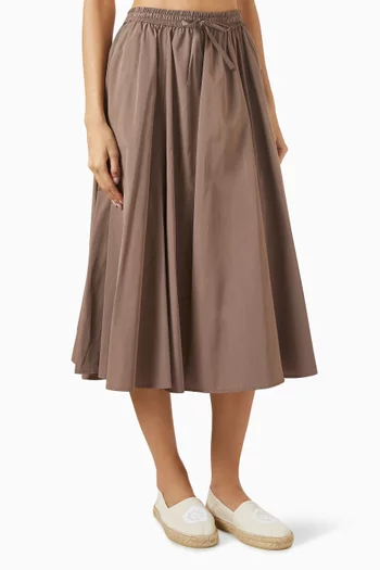 Boke Flower 2.0 Midi Skirt in Technical Cotton