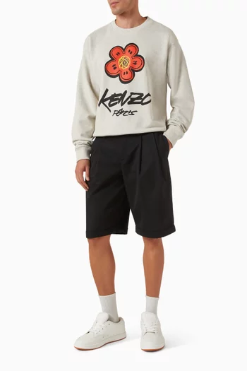 سويت شيرت قطن كينزو × فوتورا 2000 