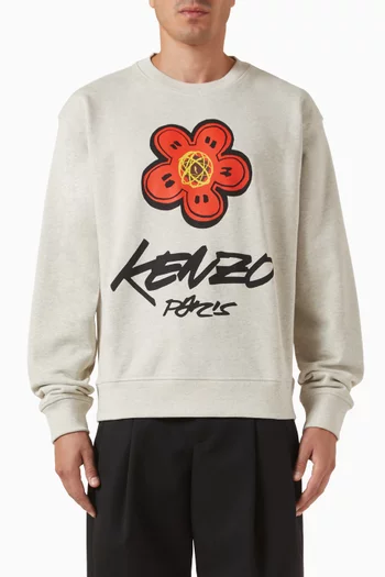 سويت شيرت قطن كينزو × فوتورا 2000 