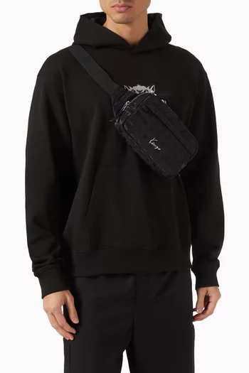 حقيبة خصر بنسيج مورا قنب