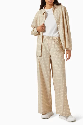 تي شيرت بشعار الماركة وفيل قطن