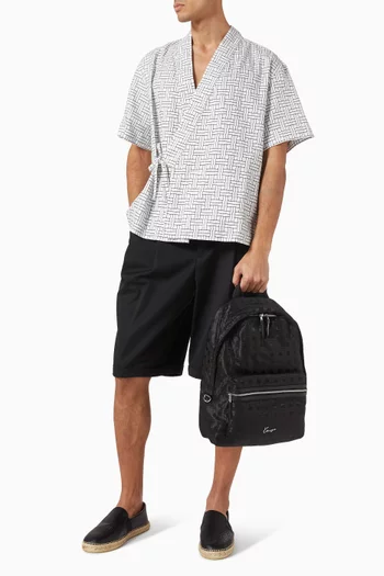 حقيبة ظهر بنسيج مورا قنب