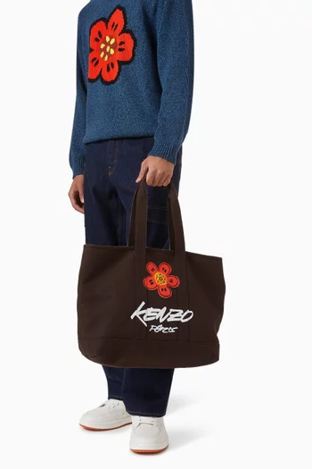 Large Utility Tote Bag in Canvas