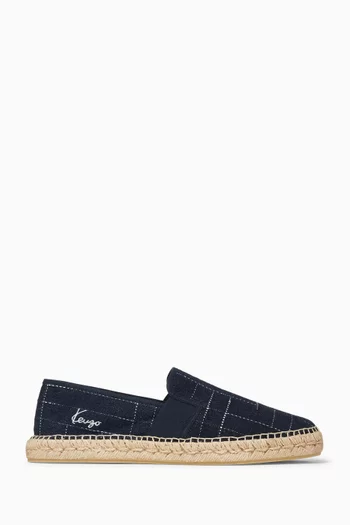Weave Espadrilles in Denim