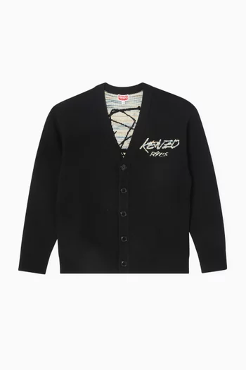 كارديغان صوف منسوج للجنسين كينزو × فوتورا 2000