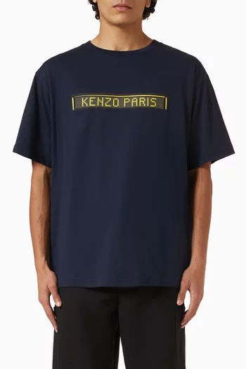 Oversized Graphic T-shirt in Cotton Jersey