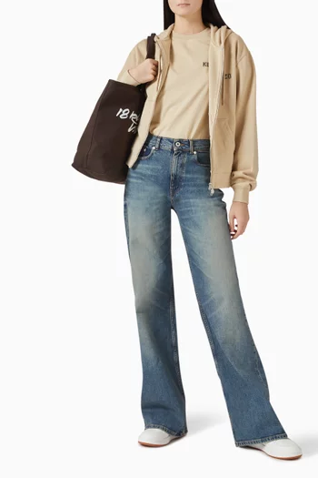 KENZO City Zip-up Hoodie in Cotton