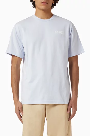 تي شيرت بطبعة قطن جيرسيه من مجموعة كينزو سيتي