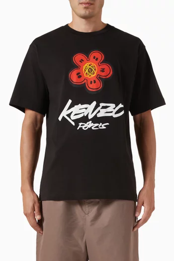 تي شيرت قطن كينزو × فوتورا 2000