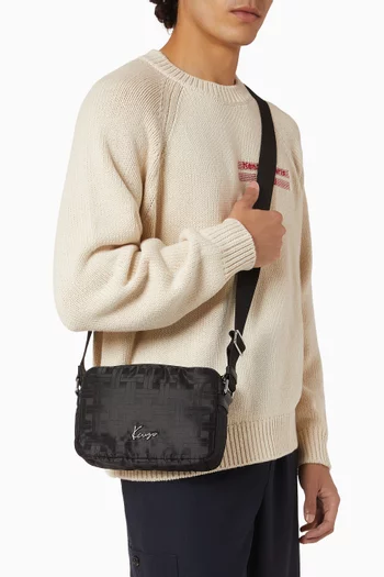 حقيبة كروس مورا بتصميم منسوج قنب