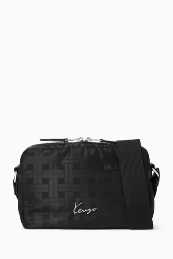 حقيبة كروس مورا بتصميم منسوج قنب