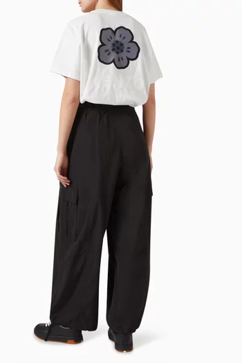 Boke Flower Embroidered Relaxed-fit T-shirt in Cotton