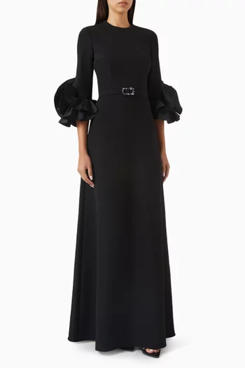 فستان سهرة بيلين كريب