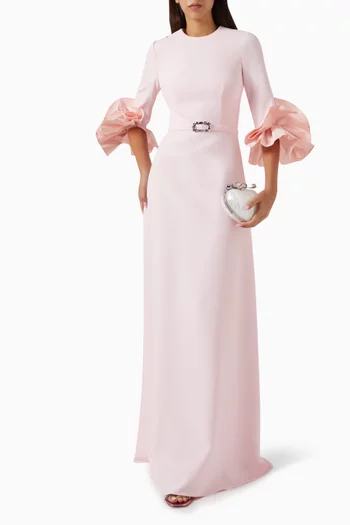 فستان سهرة بيلين كريب