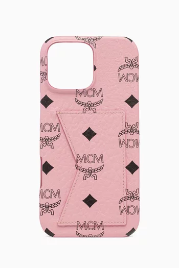 Aren iPhone 16 Pro Case in Visetos Canvas
