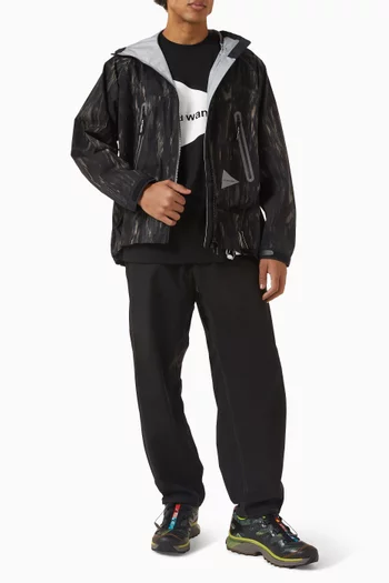 بنطال رياضي 96 هاي كاونت بساقين واسعتين مزيج قطن