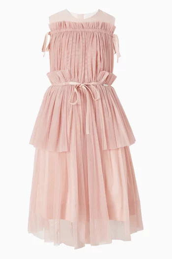 Princess Ruched Dress in Tulle