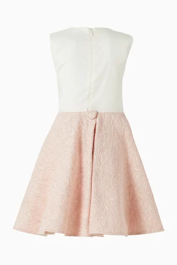 Little Heart Dress in Ornamental Jacquard