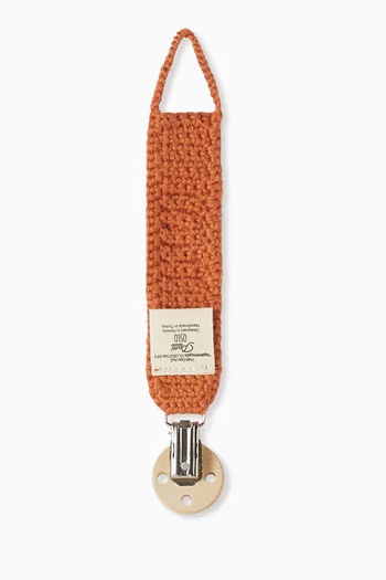 Pacifier Clip in Organic Cotton
