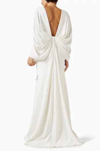 فستان سهرة كايري بكاب كريب