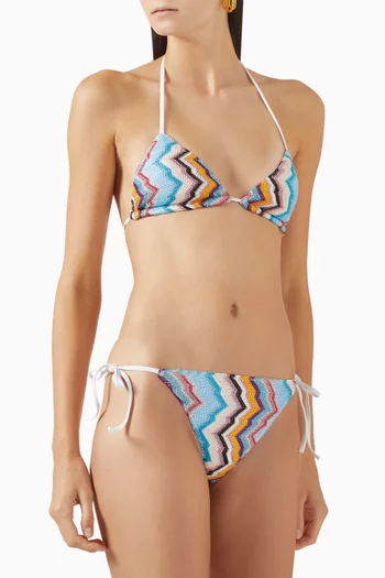 Zig-zag Bikini Set