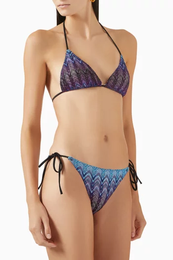 Zig-zag Bikini Set