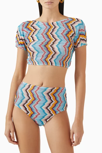 Zig-zag Bikini Set
