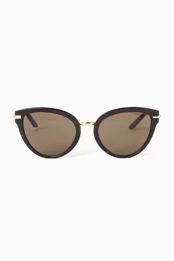 Cat-eye Sunglasses in Acetate