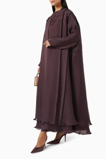 3-piece Abaya Set in Silk Organza