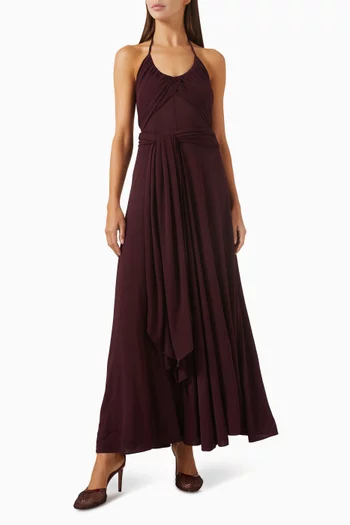 فستان بظهر مكشوف جيرسيه