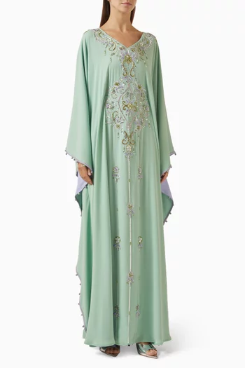Crystal-embellished Kaftan
