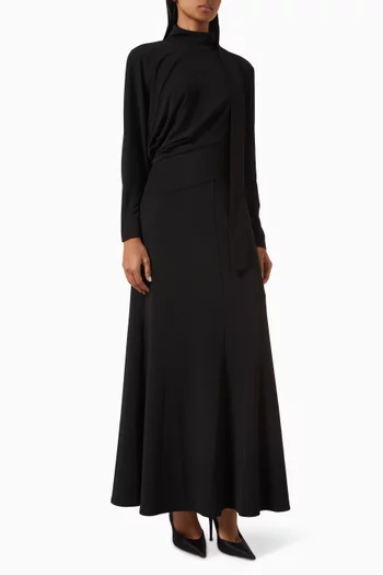 High-neck Dress