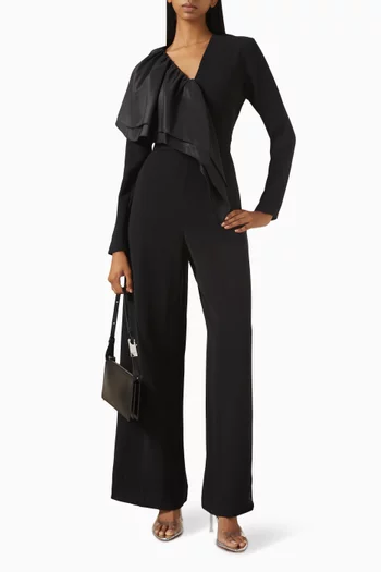 Ruffle Wide-leg Jumpsuit