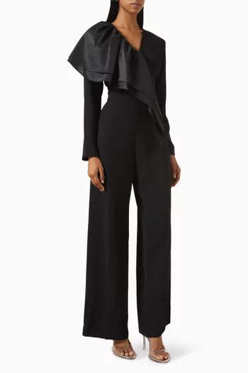 Ruffle Wide-leg Jumpsuit