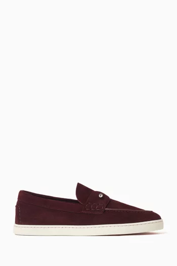 Chambeliboat Boat Shoes in Reversed Nubuck Leather