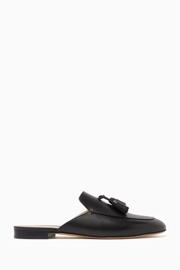Giorgina Mules in Calfskin