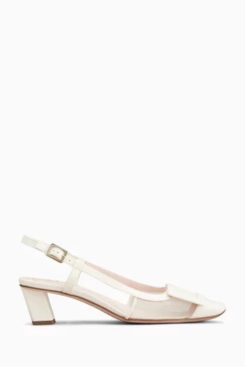 Bella Vivier 45 Slingback Pumps in Patent Leather