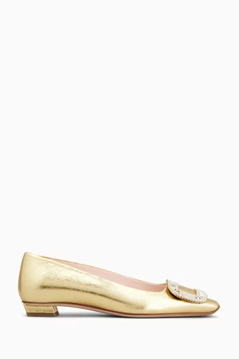 Belle Vivier Pumps in Metallic Leather