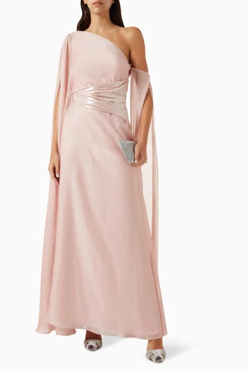 فستان ميراج بكتف مكشوف شيفون وستان