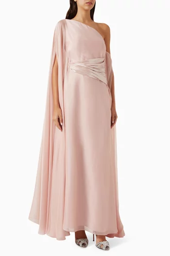 فستان ميراج بكتف مكشوف شيفون وستان