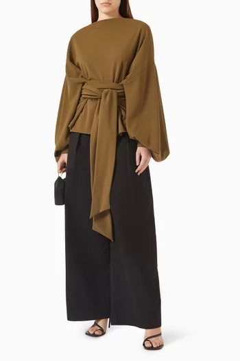 بلوزة آنا بحزام