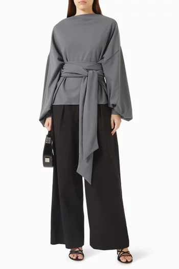 بلوزة آنا بحزام