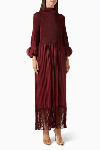 Ariane Fringed Maxi Dress